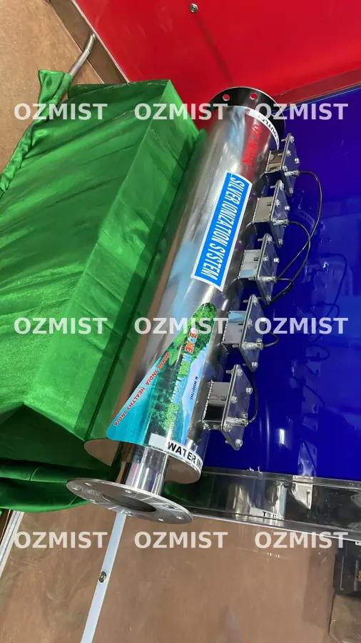 Silver Ionization Water Disinfection System — side view