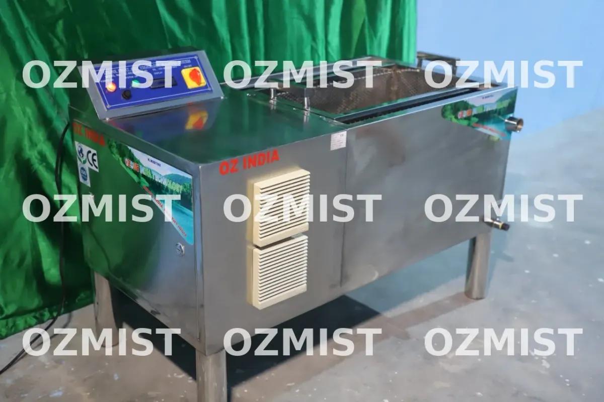 Ozmist Food ozone fruit and vegetable washer with stainless steel tank and PLC control panel